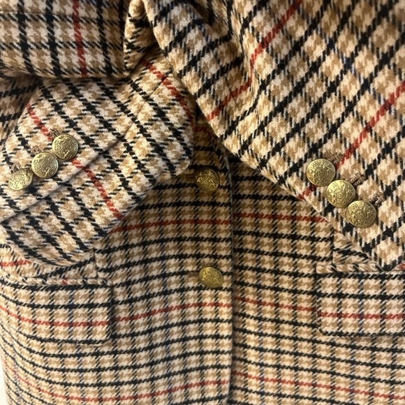 J. Crew Factory Women's Blazer - Black, Red, Tan - Picture 3 of 3